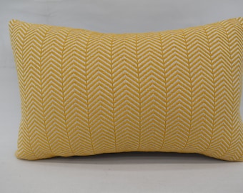 Mustard Lumbar Pillow Cover, Accent Pillow, Decorative Towel Pillow, Outdoor Pillow Cover, Bed Pillow, Turkish Towel Pillow Mn ALLSIZE