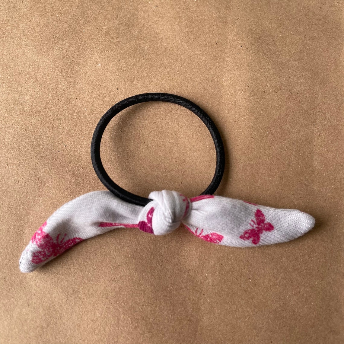 Hair Bow Elastic // Hair tie Etsy