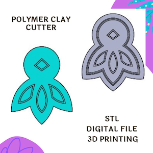 Polymer Clay Cutters STL , 3D Print File, Digital Download