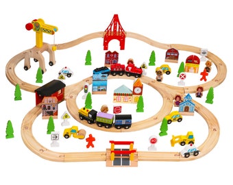wooden car track tower