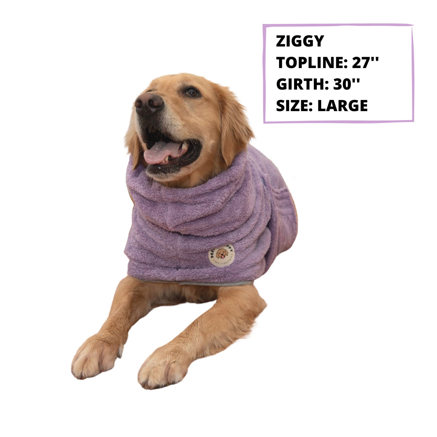 Premium Dog Bathrobe Absorbent Microfiber Robe for Small Etsy