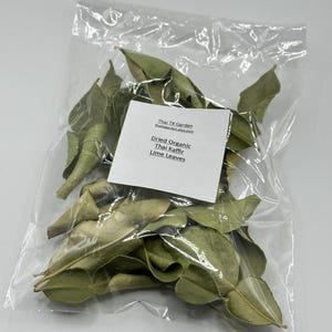 Dried Organic Thai Kaffir Lime Leaves | Herbs