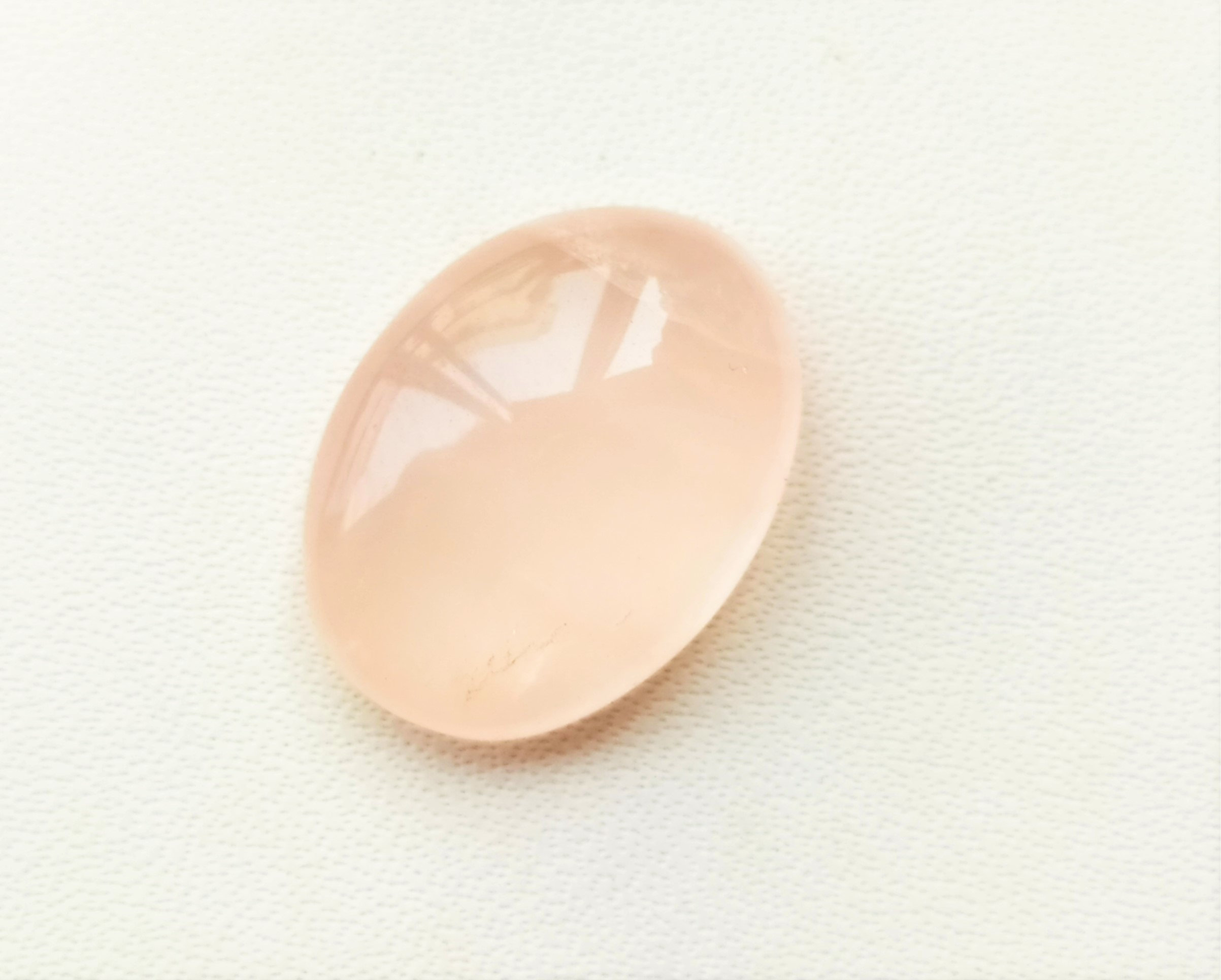 Natural rose quartz oval shape for jewelry cabochons stone | Etsy