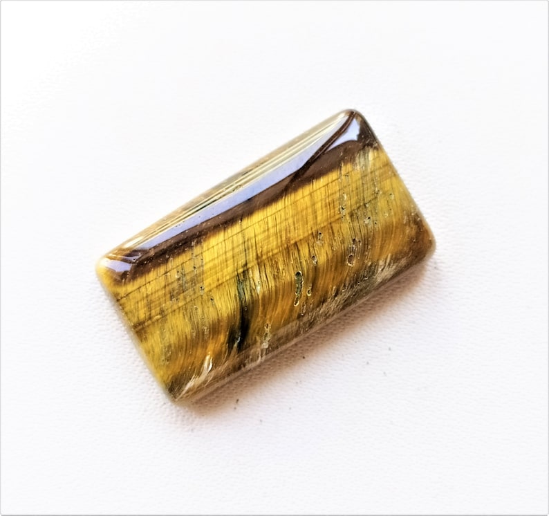Natural tiger eye rectangle shape for jewelry cabochons stone loose gemstone top quality handmade gemstone jewelry 24x14x5m 20.cts
