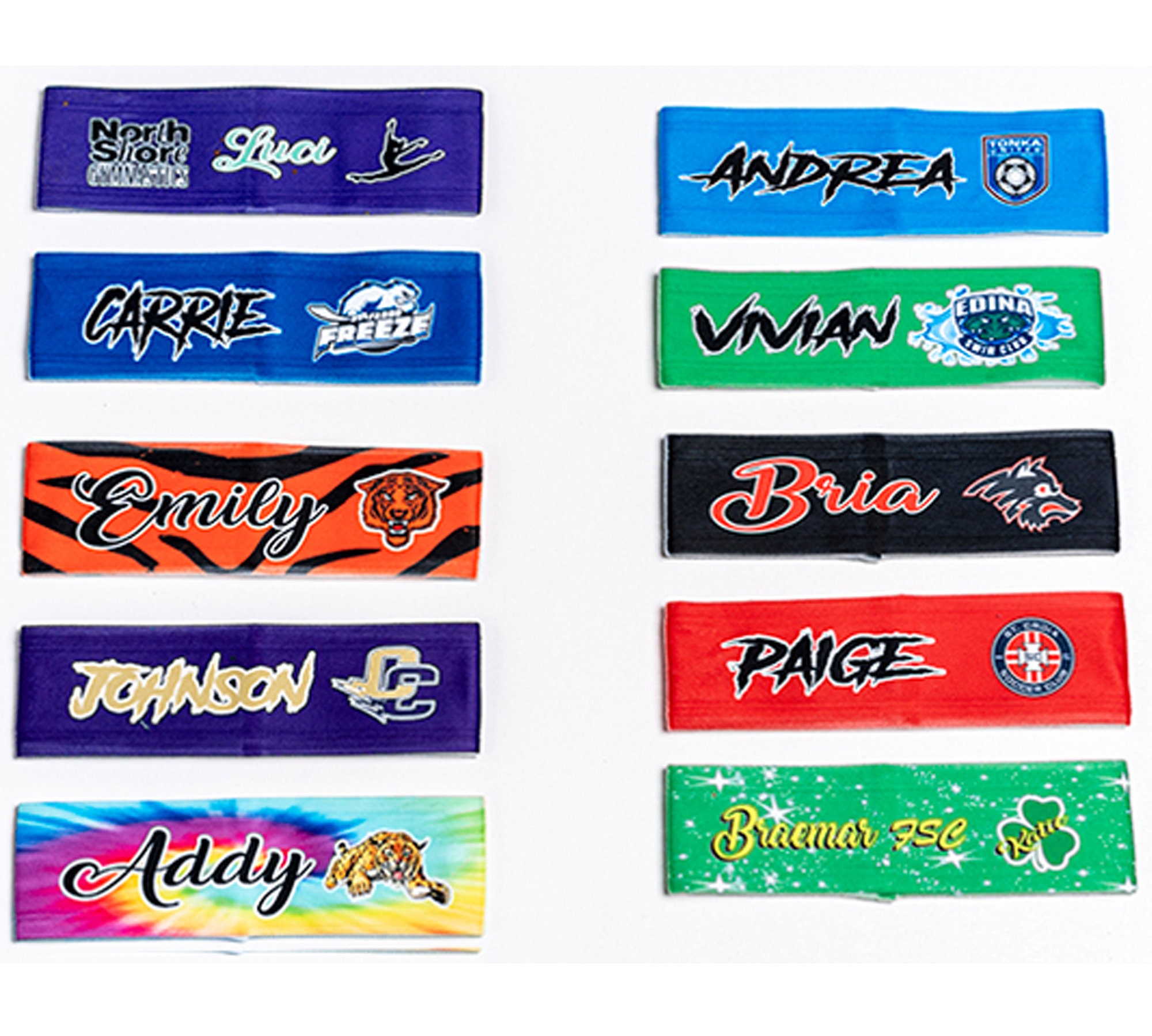 Headbands Personalized headbands Team headbands Headbands Etsy