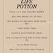 Halloween Print Hocus Pocus Life Potion Witchcraft Sanderson Sisters ...