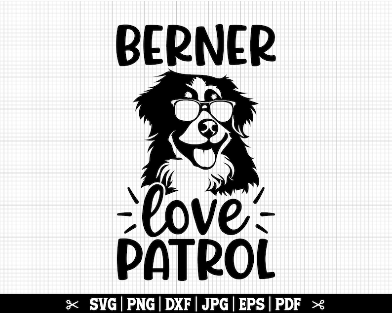 Bernese Mountain Dog SVG Bundle, Berner Bundle SVG, Bernese Mountain ...