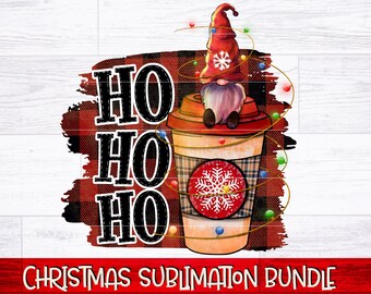Ho Ho Ho PNG | Christmas PNG | Christmas Sublimation Design | Christmas Gnome PNG | Santa Gnome Sublimation | Christmas Shirt Design