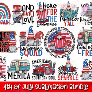 Lot de sublimation du 4 juillet | Les gnomes du 4 juillet PNG | 4 juillet PNG | Gnomes patriotiques png | Sublimation Etats-Unis | Fête de l'indépendance PNG