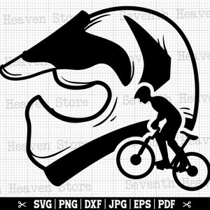 VTT Svg, Svg de vélo de montagne, Silhouette de vtt, vtt Svg, Svg de casque vtt, vtt Cricut, vtt chemise Svg, téléchargement immédiat SVG