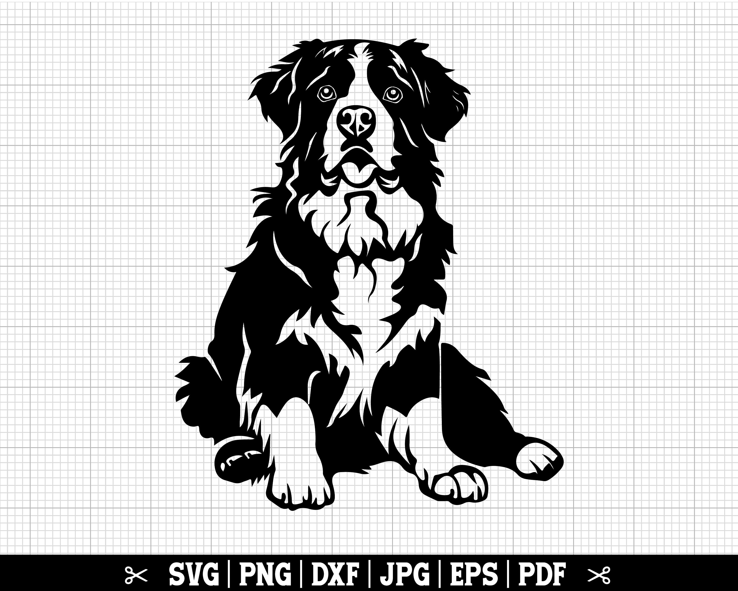 Bernese Mountain Dog SVG Bundle, Berner Bundle SVG, Bernese Mountain ...