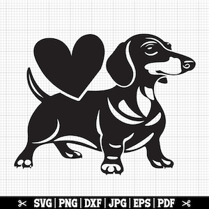 Dackel SVG, Dackel Cricut, Dackel Liebhaber zwar, Dackel Vektor, Dackel Silhouette, Dackel Clip Art - Kommerzielle Nutzung