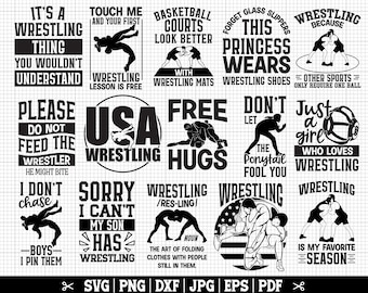 Wrestling Bundle SVG, Wrestle SVG Bundle, Wrestler SVG, Wrestling Quotes Svg, Wrestling Shirt Svg, Instant Download