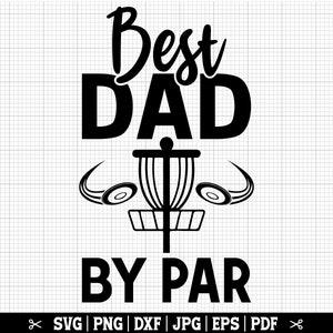 Disc Golf Papa SVG, Frisbee Papa geschnitten Datei, Disc Golfer Papa SVG, lustige Disc Golf geschnitten Dateien, Vektor