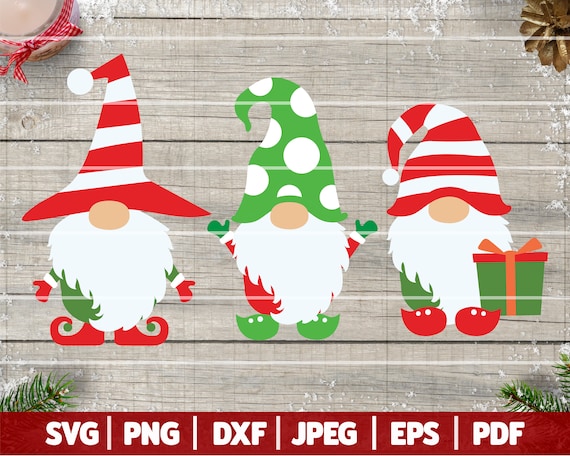 Art & Collectibles Christmas Gnomes Svg Gnomes SVG SVG Cutting File for ...