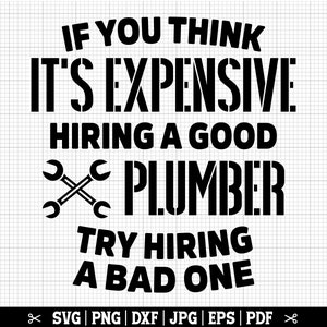 Plumber SVG Bundle, Plumbing Quotes, Handyman Designs (Digital Files) image 5