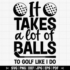 "Es braucht viele Bälle, um Golf zu spielen, wie ich es tue."