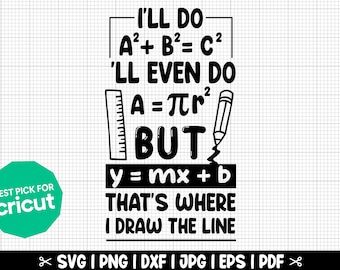 Funny Math SVG, Classroom Sign Svg, Math Mug Svg, Math Teacher SVG - Instant Download - Cut Files