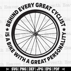 Hinter jedem großartigen Radfahrer-Svg, Rennrad-Svg, Radfahren SVG, Straßenradfahren-Svg, Radfahrer-Schnitt-Datei, Radsport-Cricut, lustiger Biker-Svg