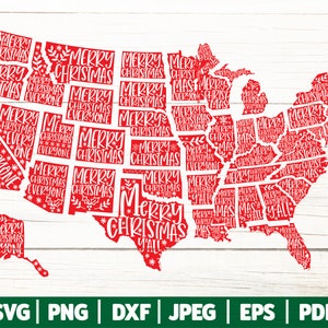 49 Frohe Weihnachten Bundle SVG, USA Weihnachtsbund SVG Bundle - Weihnachtsbund Schnittdateien - Weihnachten