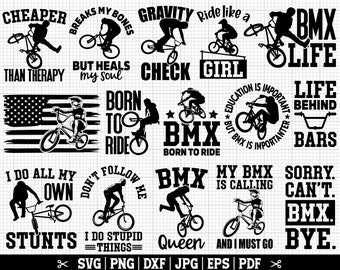 BMX SVG Bundle, BMX Svg, Bmx Rider Svg, Bmx Cricut, Bmx Quotes Svg, Bmx Lover Svg, Bmx Silhouettes,  Bmx Rider Designs, Instant Download