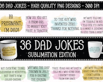Papa Witze Sublimationspaket | Vatertag PNG | Papa Tasse Sublimationsdesigns | Papa Witze PNG | Papa Witz Bündel | Lustige Dad PNG Zitate