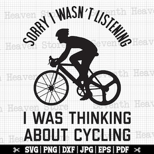 Tut mir leid, ich habe nicht zugehört, ich habe über das Radfahren nachgedacht