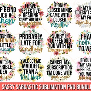 Paquete de sublimación de mamá atrevida / Diseños de sublimación sarcástica / PNG atrevido / PNG sarcástico / Mamá divertida PNG / Paquete Png de citas rudas