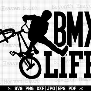 Bmx Life Svg, Bmx Svg, Bmx Cricut, Bmx Rider Svg, Bmx Lover Svg, Bmx Shirt Svg, Bmx Design, Silhouettes Bmx, téléchargement immédiat