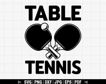 Table Tennis SVG, Table Tennis Player, Table Tennis Cricut, Table Tennis Shirt Svg, Ping Pong SVG, Ping Pong Lover Svg, Instant Download