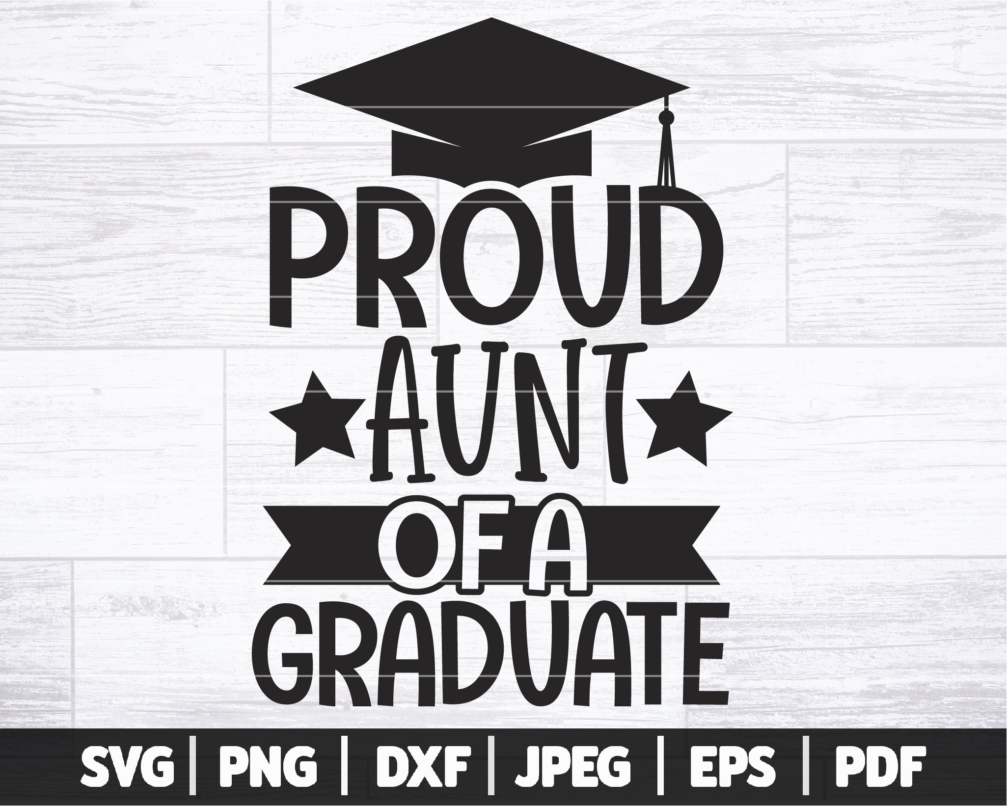 Proud Aunt of A Graduate SVG Proud Aunt Graduation SVG Etsy