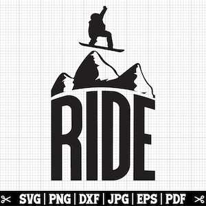 Fahrt SVG, Snowboard SVG, Snowboard Fahrt SVG, Snowboard Clipart, Snowboarder SVG, Snowboarding SVG, Wintersport SVG, Snowboard Cricut