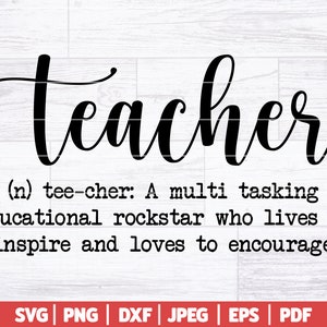 Définition de l'enseignant SVG | Professeur SVG | Vie des enseignants SVG | Fin de l'école SVG | Retour à l'école Svg | Conception de chemise de professeur Svg Dxf Png