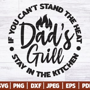 Funny Dad's Grill SVG, BBQ-SVG-bestand knippen, Dad Life Svg, Grill Life Svg, Bbq Svg, Barbeque Dad Svg - Sign - Shirt - Design | Bestanden knippen