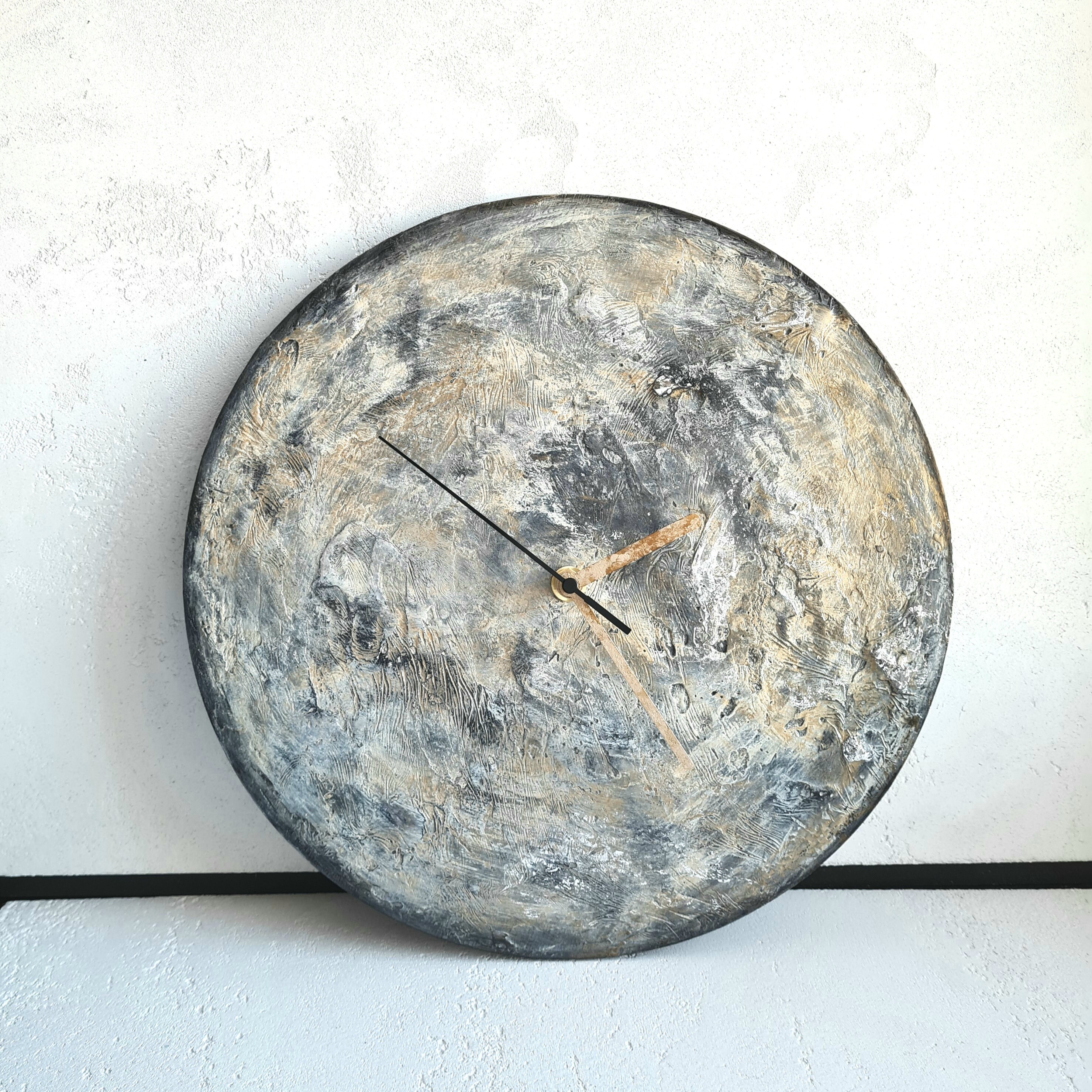 2x Metall-Wanduhr-Rahmen 12 Zoll - Schlankes Design Für Quarzuhren