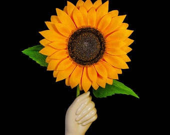 Crepe Paper Sunflower