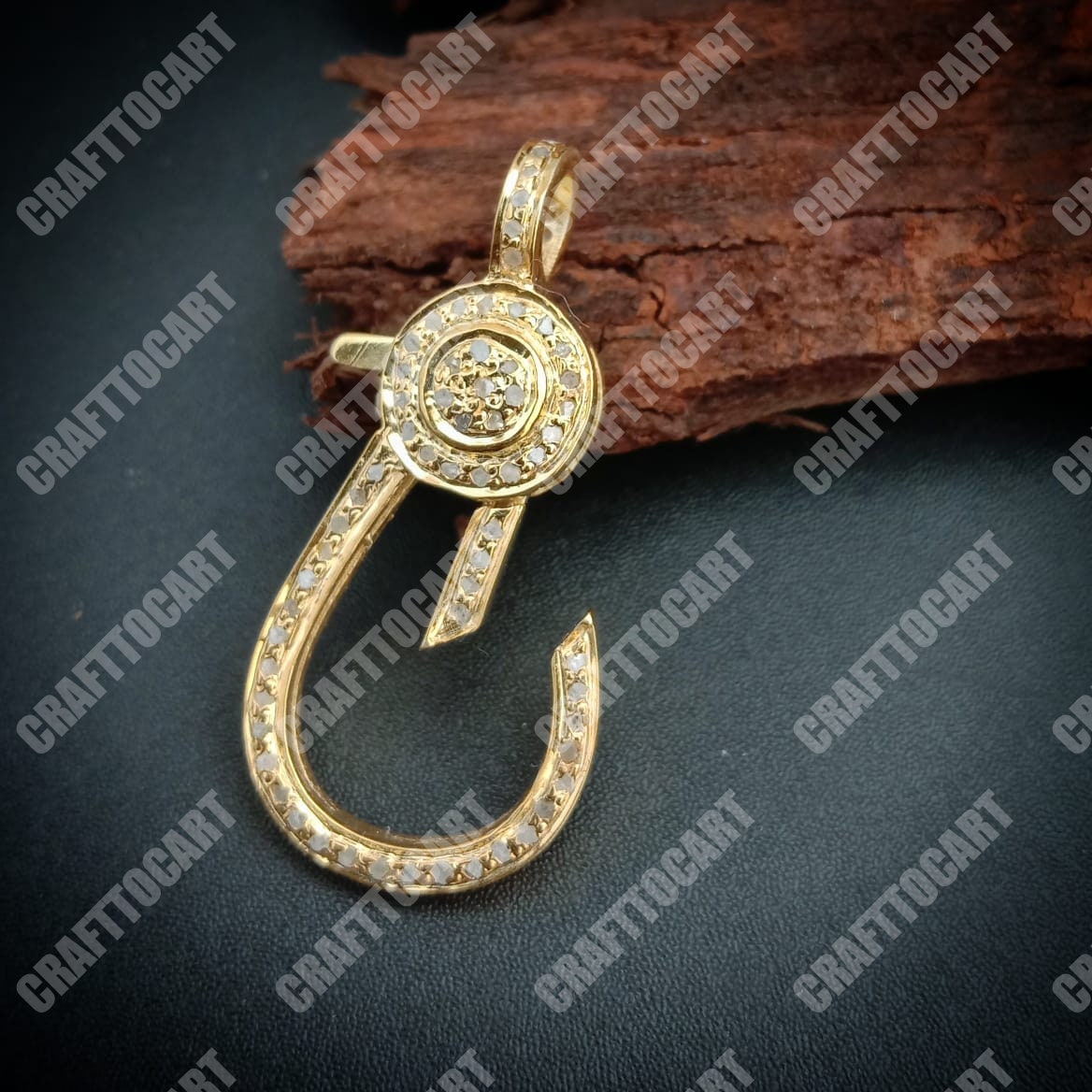 Pave Diamond Lobster, 925 Sterling Silver Handmade Lock, Pave Diamond Clasp,  Diamond Latest Clasp