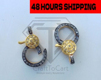 Pave Diamond Lobster Clasp