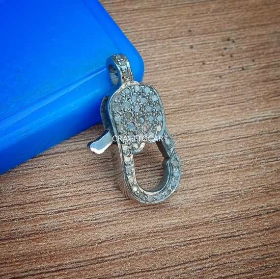 Pave diamond clasp clearance