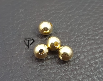 50pcs 4mm Raw Brass Round Ball Beads mini Round Bead no Holes making 50pcs-4mm-raw-brass-round-ball-beads-mini-round-bead-no-holes-making