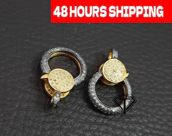 Pave Diamond Lobster Clasp