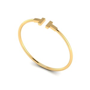Safety Pin Pave Bracelet - Yellow Gold 7 Pins 18.5cm
