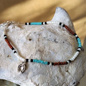 Cowgirl anklet, Western jewellery, Wild West jewellery, beaded anklet, boho anklet, cowgirl jewellery, ankle bracelet, Western anklet