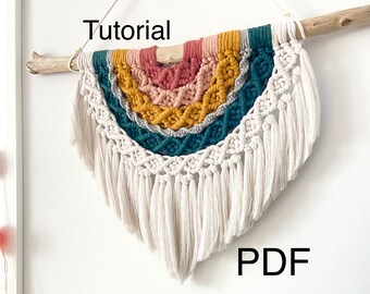 Tutorial Pdf Macrame Etsy