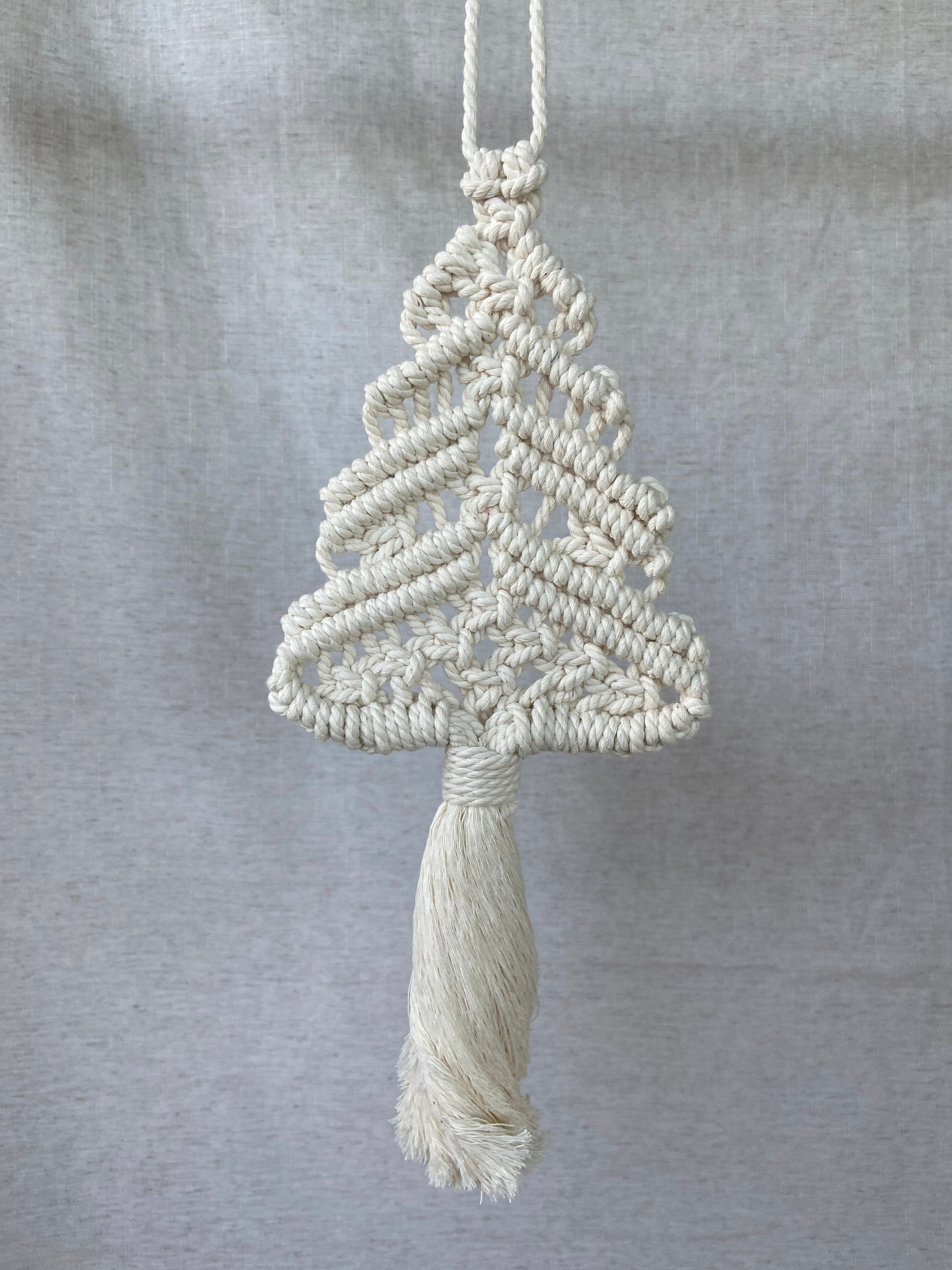 Macrame Christmas Tree PDF pattern Macrame tutorial pdf Etsy