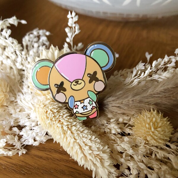 Animal crossing Stitches Miro hard enamel pin