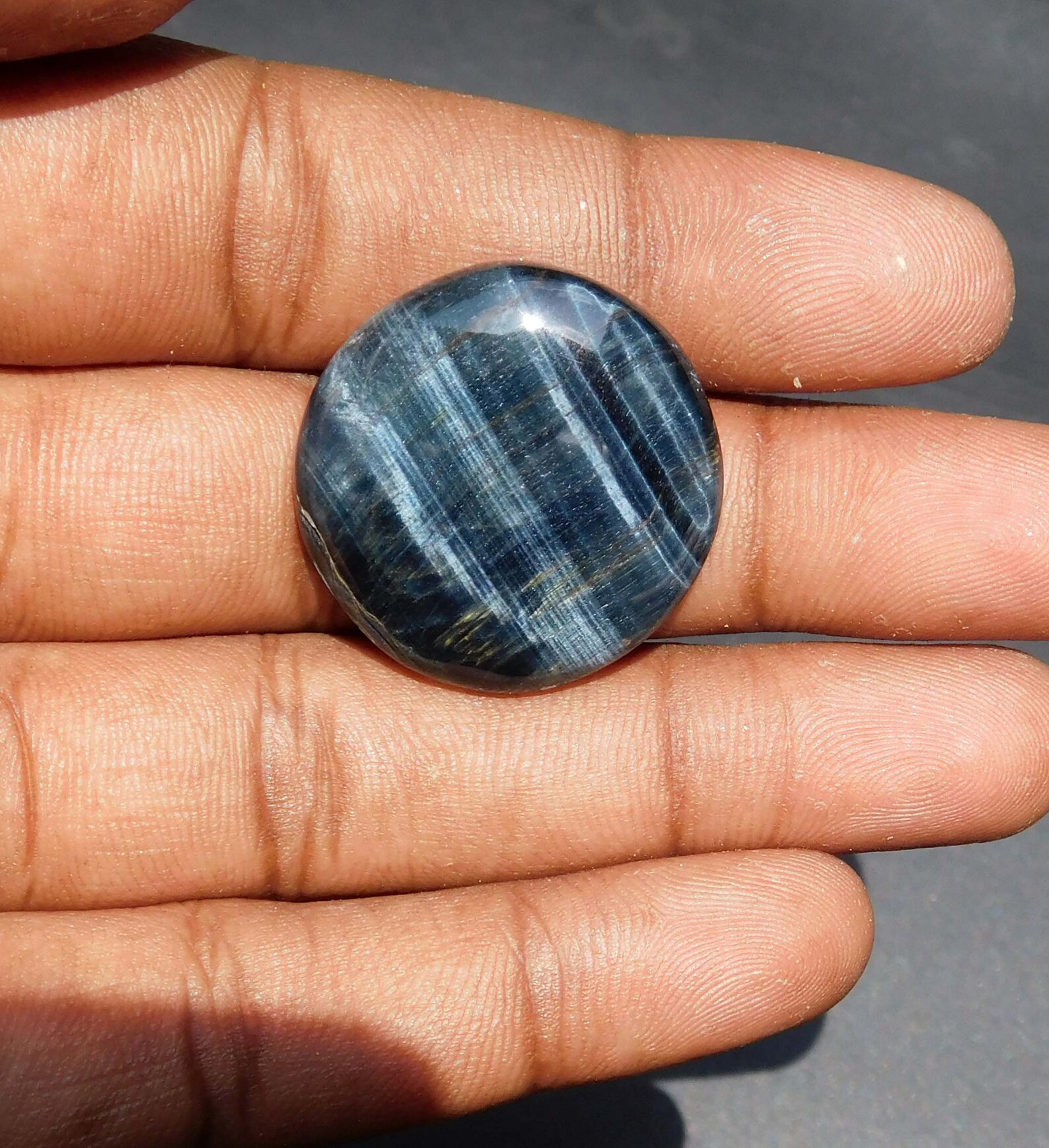 100 Natural Blue Tiger Eye Rare Cabochon Good Quality Etsy