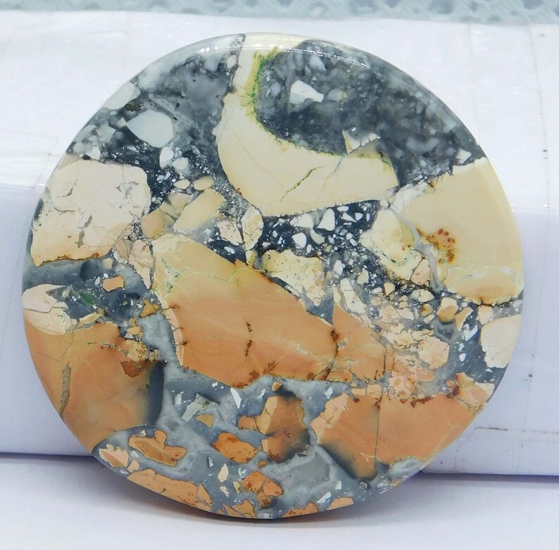 60/% Sell Natural Malingano Jasper Rare Top Quality Handmade Malingano Jasper Cabochon Loos Gemstone Jewelry Making Stone 76Cts 40x40x4mm
