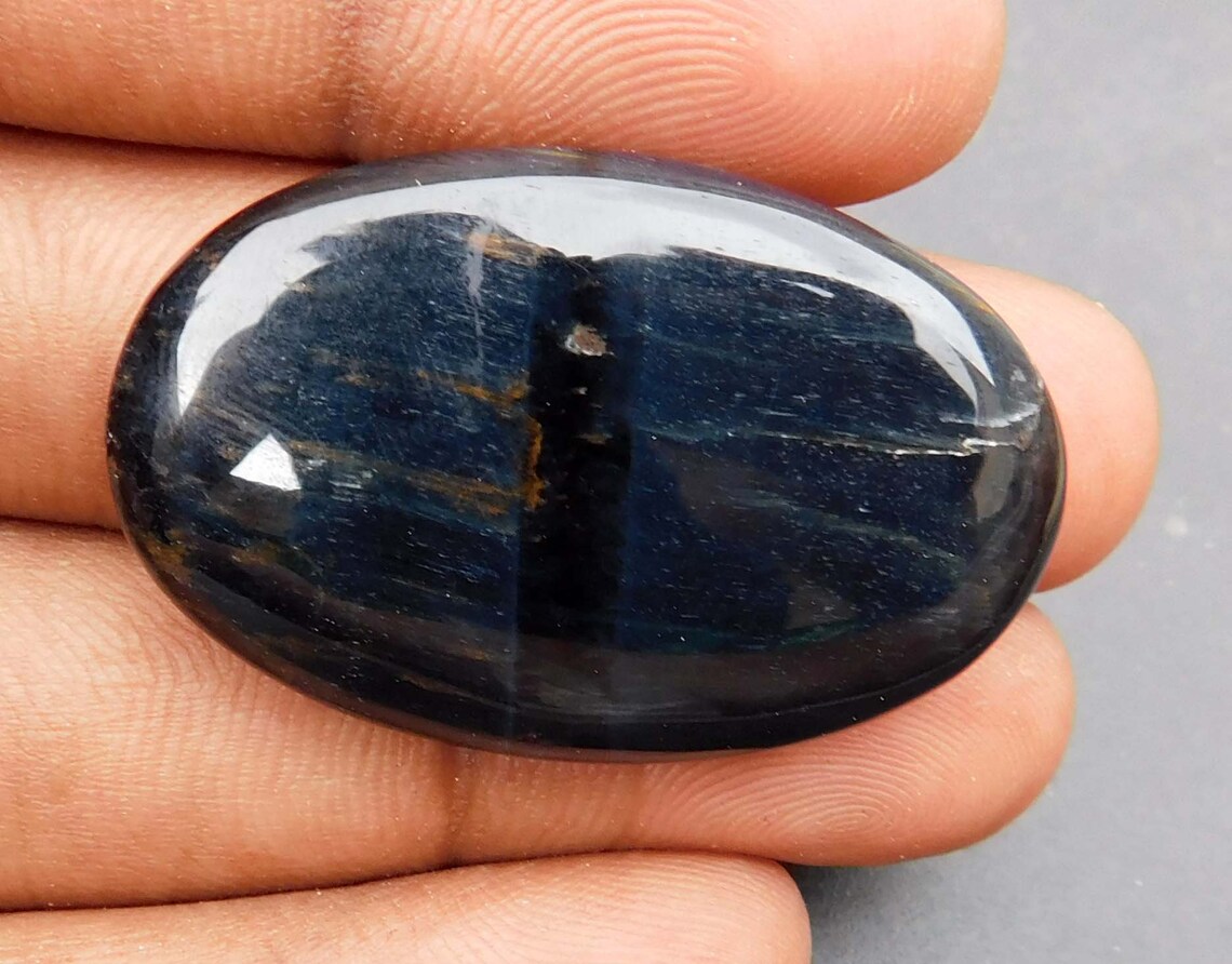 Natural Blue Tiger Eye Rare Cabochon Good Quality Beautiful Etsy