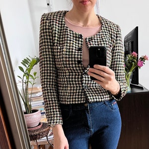 Carisma Rouge by Valentino vintage crop blazer jacket size S